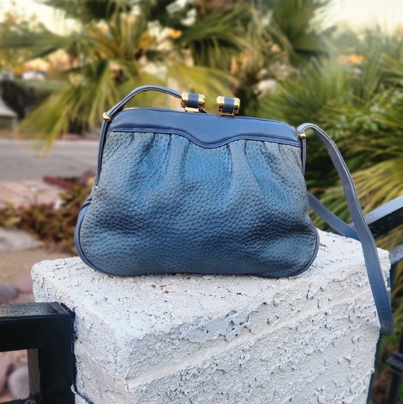 🤩10 min SALE 🤩RARE VINTAGE 1950s GUCCI LEATHER/SUEDE BAG, - Picture 5 of 16